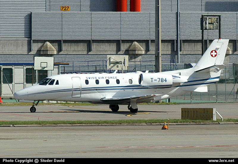 022 Swiss Air Force Cessna C560 Excel T-784.jpg